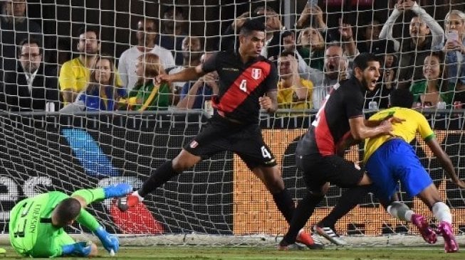 Peru Taklukkan Brasil 1-0 di Laga Uji Coba