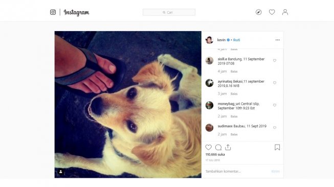 Ini Foto Pertama yang Diunggah di Instagram