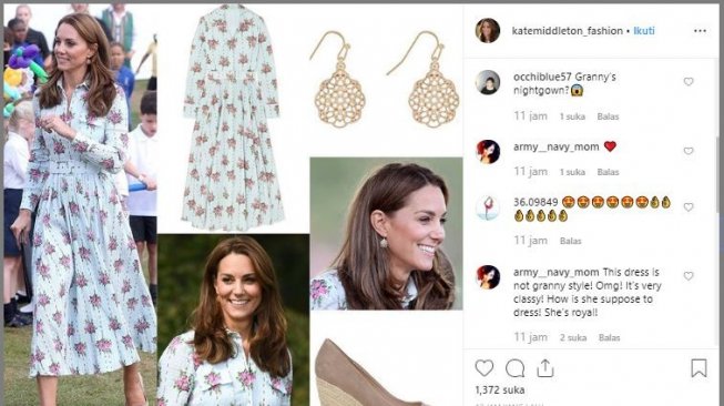 Kate Middleton. (Instagram/@katemiddleton_fashion)