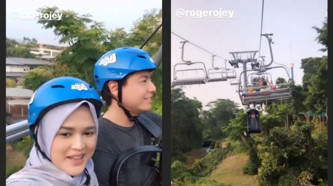 Momen bulan madu Cut Meyriska dan Roger Danuarta (instagram.com/cutratumeyriska)