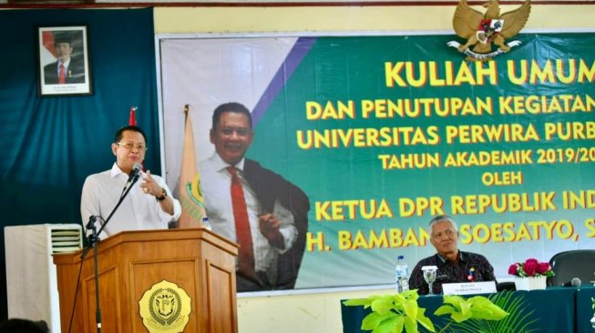 Ketua DPR Beri Kuliah Umum di Kampusnya, Universitas Perwira Purbalingga