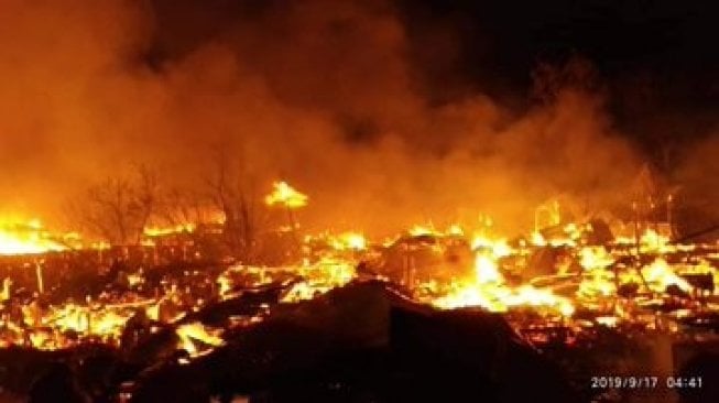 Agats Membara, Ratusan Kios dan Rumah di Asmat Papua Habis Terbakar