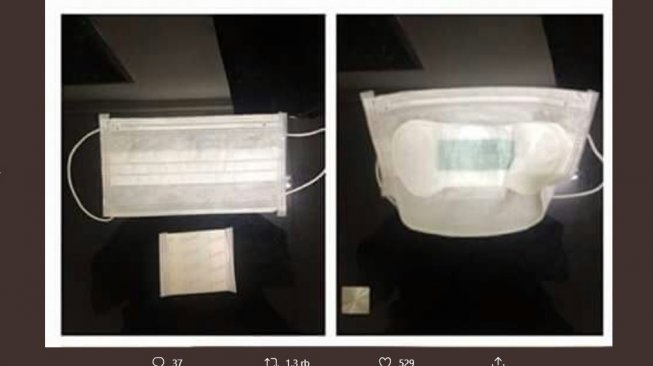 Viral Orang Pakai Pantyliner sebagai Masker, Begini Tanggapan Dokter