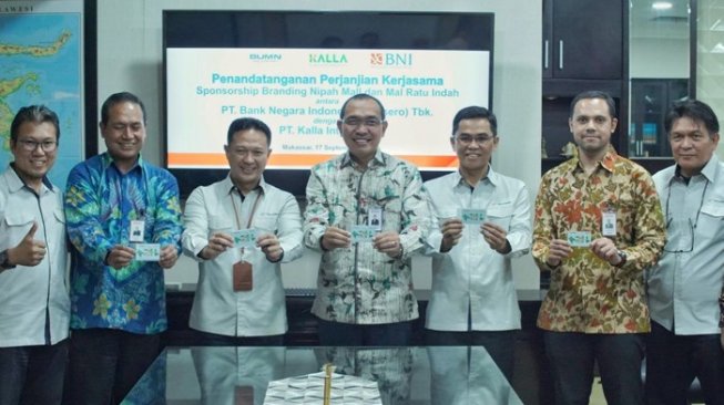 Kalla Inti Karsa Gandeng BNI, Manjakan Pengunjung MaRI dan Nipah Mall