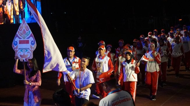 Delegasi Indonesia dalam APA Sports yang berlangsung di Yogyakarta [Suara.com/Putu Ayu Palupi].