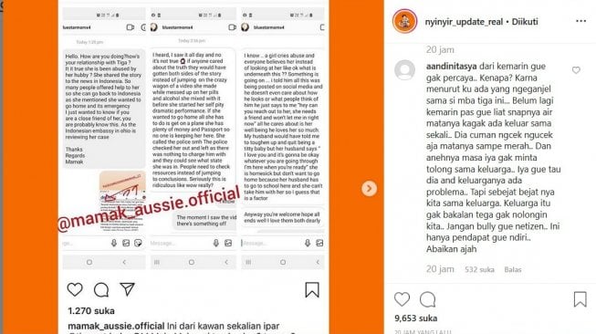 Akun Instagram Nyinyir Update mengungkap fakta baru soal Tiga Setia Gara.