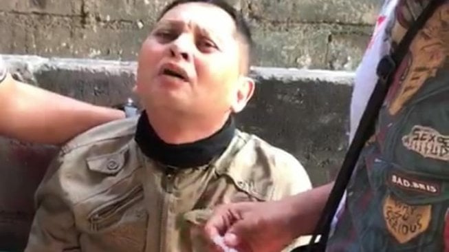 Terkenal Garang, Residivis Narkoba Nangis Meraung-raung Ditangkap Polisi