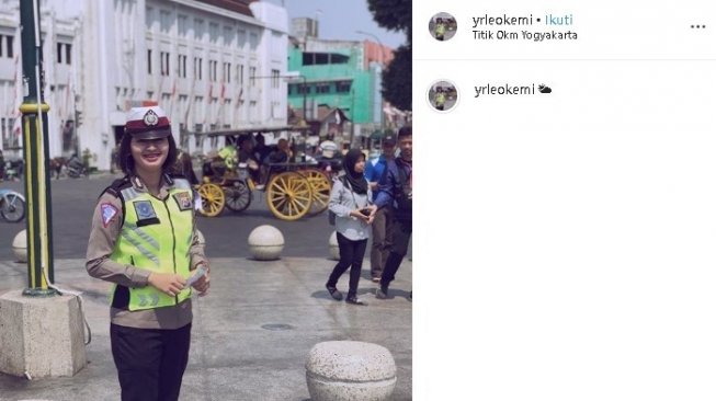 Polwan Yovita Riandhinie. (Instagram/@yrleokemi)