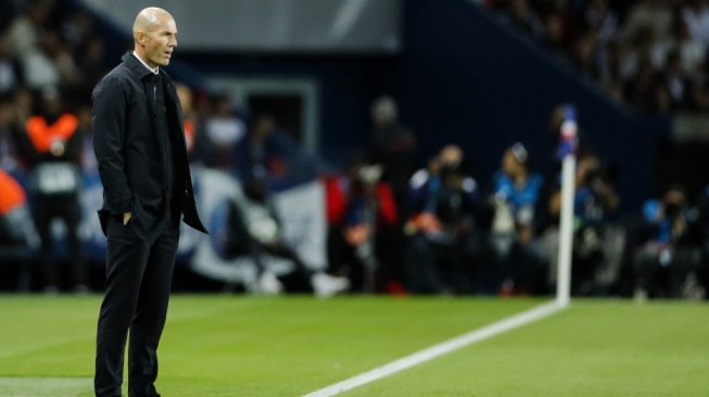 Zidane Tanggapi Kekalahan Memalukan Real Madrid di Paris