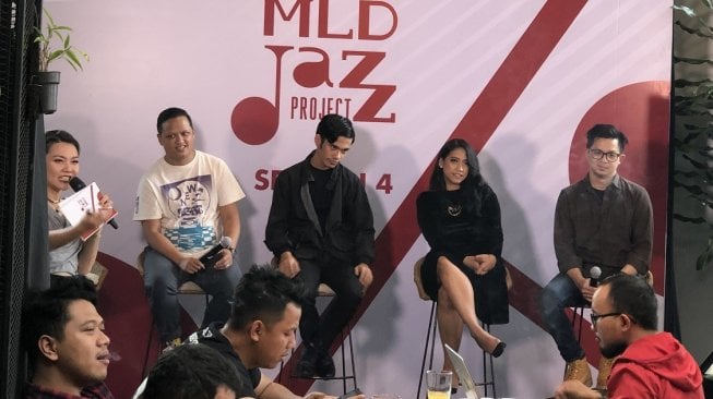 Konfrensi pers MLD Jazz Project Season 4. [Revi C Rantung/Suara.com]