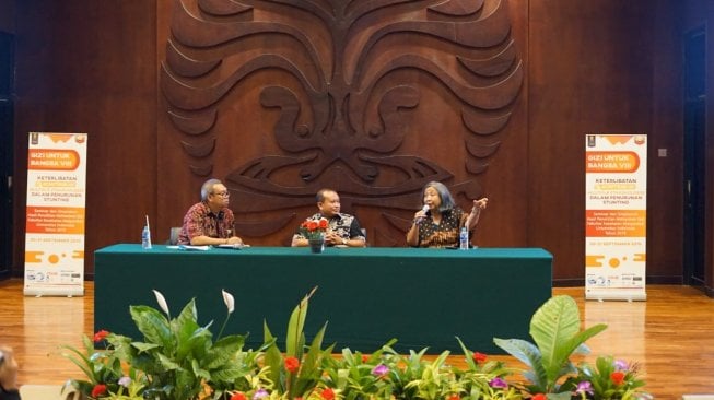 Seminar Gizi untuk Bangsa yang diadakan oleh Fakultas Kesehatan Masyarakat Universitas Indonesia, menemukan manfaat protein hewani untuk atasi stunting. (Dok. FKM UI)