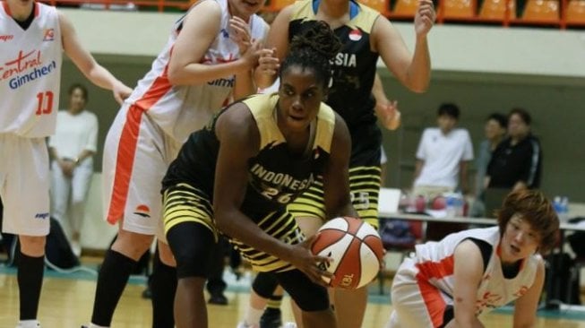 Kim Pierre-Louis menjadi calon pebasket naturalisasi Timnas putri Indonesia di SEA Games 2019. [Dok. Timnas basket putri]