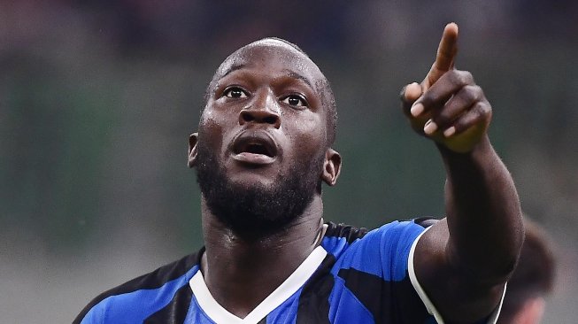 Penyerang Inter Milan, Romelu Lukaku. [Marco Bertorello / AFP]