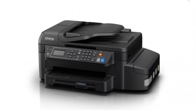 Salah satu printer tangki tinta berkapasitas tinggi, Epson printer L655. [Epson]