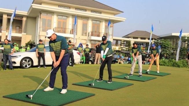 Bank BJB Customer Gathering & Golf Tournament 2019, di Parahyangan Golf Course, Kota Baru Parahyangan, Kabupaten Bandung Barat, Minggu (22/9/2019). (Dok : BJB)