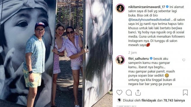 Tantang Jerinx SID Nikita Mirzani Buka Salon di Bali