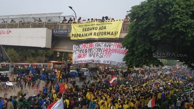4 Aksi Demo Mahasiswa Terbesar di Indonesia Sepanjang Sejarah, Terbaru Tahun 2019