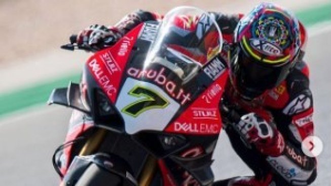 Pembalap World Superbike Chaz Davies. (Instagram/chazdavies7)