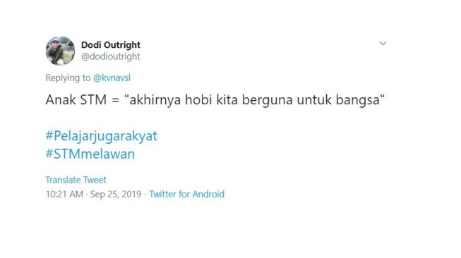 Maaf Kak Kami Telat Kata Kunci Anak Stm Banjiri Cuitan