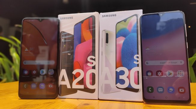 Peluncuran resmi Samsung Galaxy A20s dan Galaxy A30s di Jakarta, Kamis (26/9/2019). [Suara.com/Tivan Rahmat]