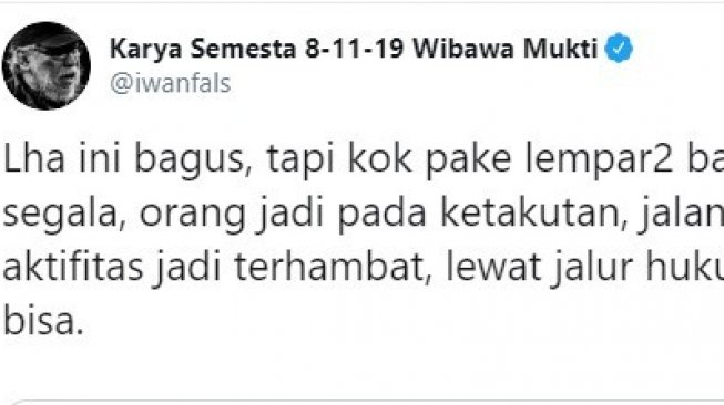 Iwan Fals Twitter