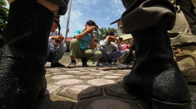 Bolos Sekolah, Belasan Siswa Kabupaten Agam Terjaring Razia Satpol PP