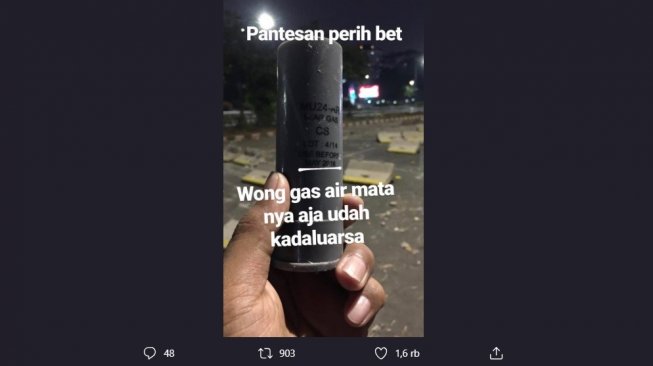 Viral Gas Air Mata Sudah Kedaluwarsa, Apa Bahayanya pada Tubuh?