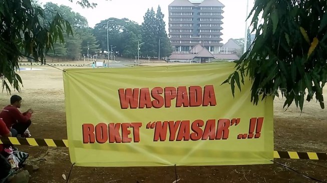 Kompetisi Roket Air Nasional (KRAN) 2019 digelar di Universitas Indonesia, Depok. [Suara.com/Supriyadi] 