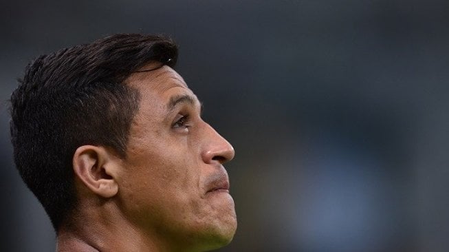 Pemain Inter Milan, Alexis Sanchez. [Miguel MEDINA / AFP]