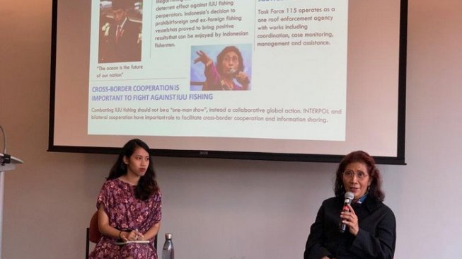 Cerita Susi Pudjiastuti Memimpin KKP di Hadapan Mahasiswa Universitas NY