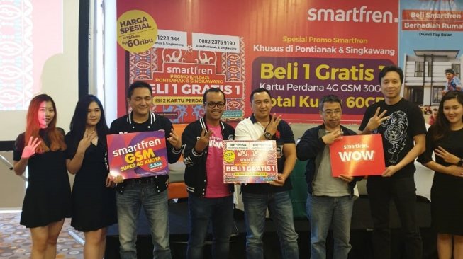 Perdana Smartfren untuk Pontianak dan Singkawang. [Smartfren]