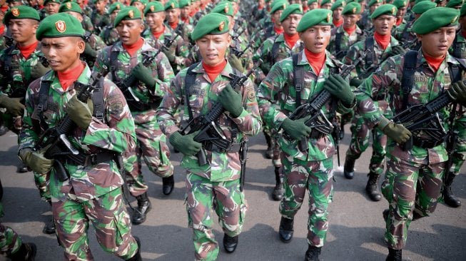 Ribuan Pasukan TNI Siap Amankan Pelantikan Presiden Dan Wakil Presiden