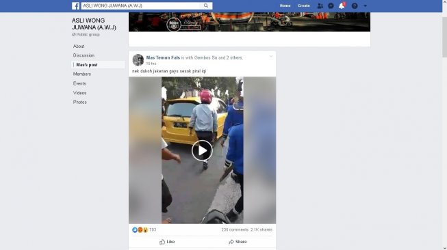 Barisan drumben di karnaval Pati diseruduk mobil - (Facebook/Mas Temon Fals)