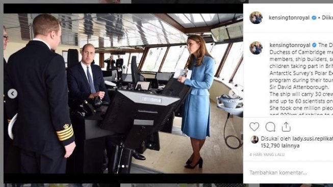 Kate Middleton. (Instagram/@kensingtonroyal)