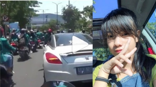 Viral Mahasiswi Surabaya Aksi Tolak UU KPK dan RKUHP Naik Mobil Mewah