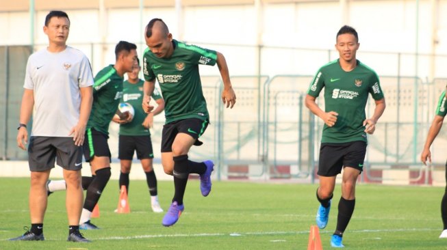 Latihan Timnas Indonesia di Uni Emirat Arab. [dok. PSSI]