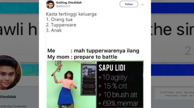 Begini Jika Emak-Emak Jadi Hero di Game, Pakai Senjata Hanger dan Sapu