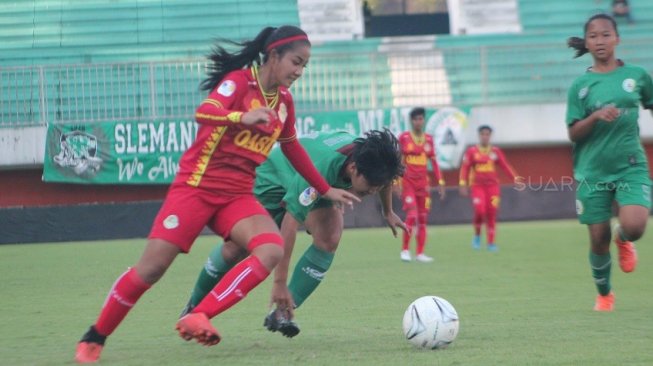 PSS Sleman Tumbang dari Tira Persikabo di Laga Perbuka Liga 1 Putri 2019