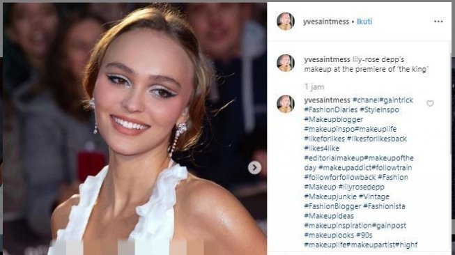 Lilly-Rose Depp. (Instagram/@yvesaintmess)