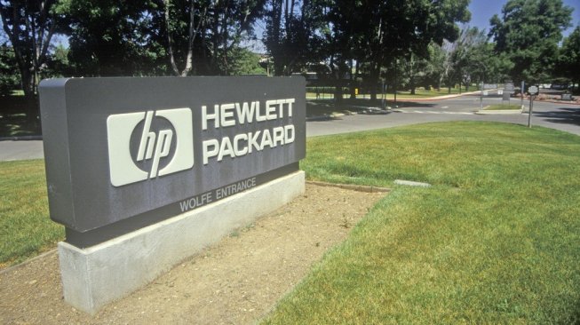 Logo Hewlett Packard. [Shutterstock]