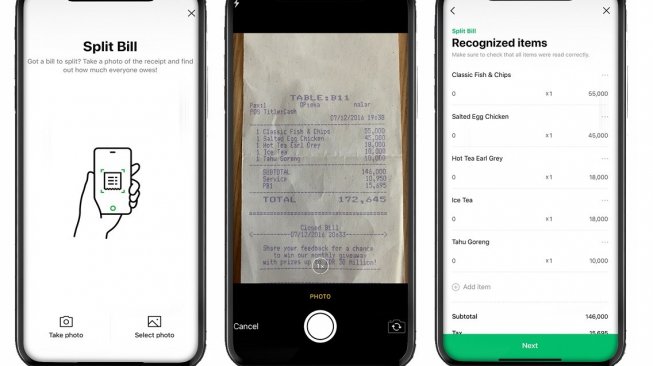 LINE Splitbill. [LINE Indonesia]