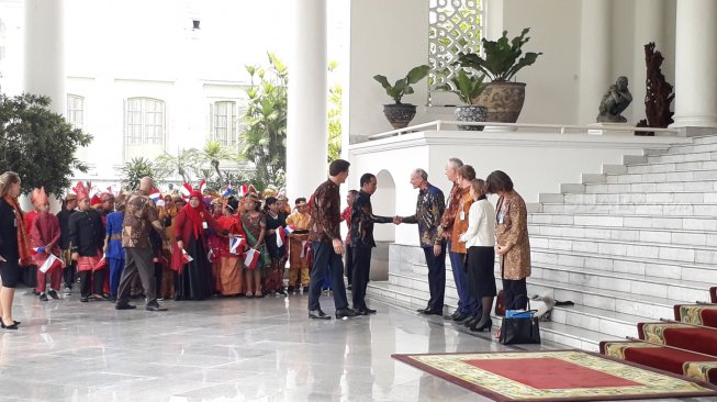 Jokowi Terima PM Belanda, Pelajar Bogor: Welcome to Indonesia