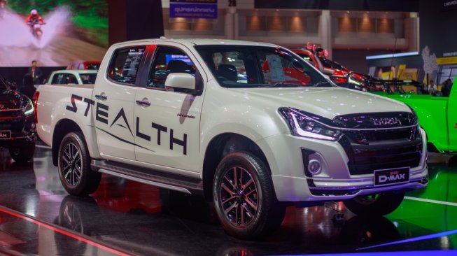 Isuzu D-Max Stealth yang dipamerkan di Bangkok Motor Show 2019. Sebagai ilustrasi [Shutterstock].