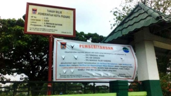 Tak Urus Perpanjangan Izin, Ribuan Makam di Padang Akan Diberi Tanda Silang