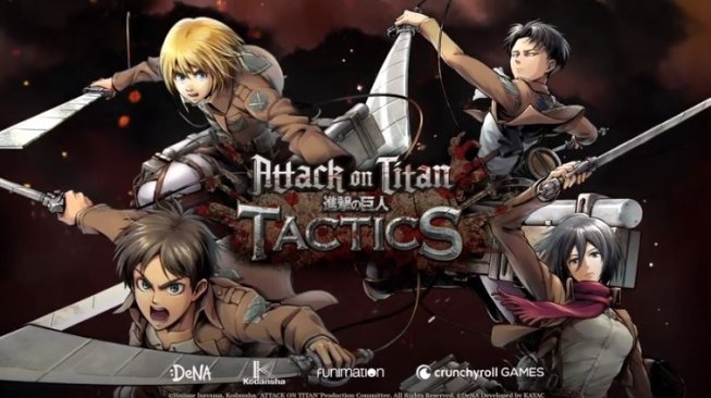 Game anime Android, Attack on Titan Tactics. [Google Play Store]