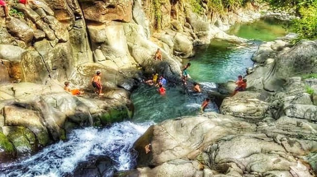 Cantiknya Air Terjun Sadundu Pidu, Surga Tujuh Tingkat di NTB