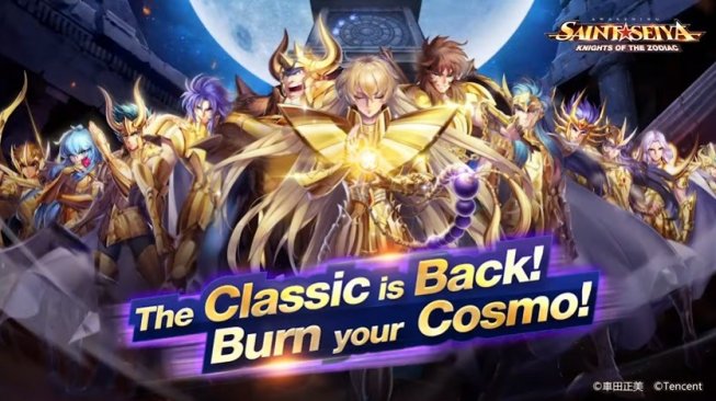 Game anime Android, Saint Seiya Awakening: Knights of the Zodiac. [Google Play Store]