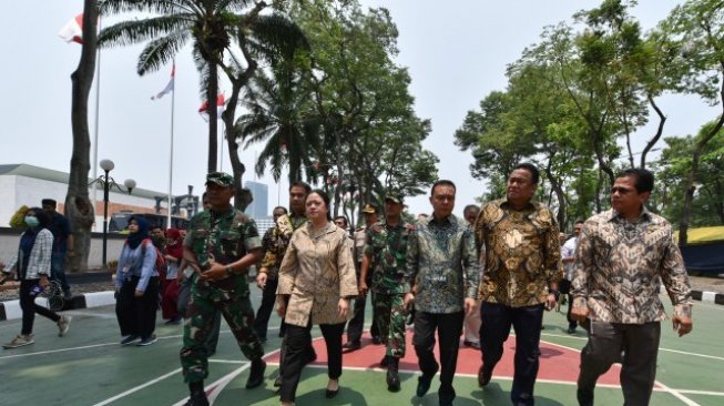 DPR Tinjau Pengamanan Kompleks Parlemen Jelang Pelantikan Presiden
