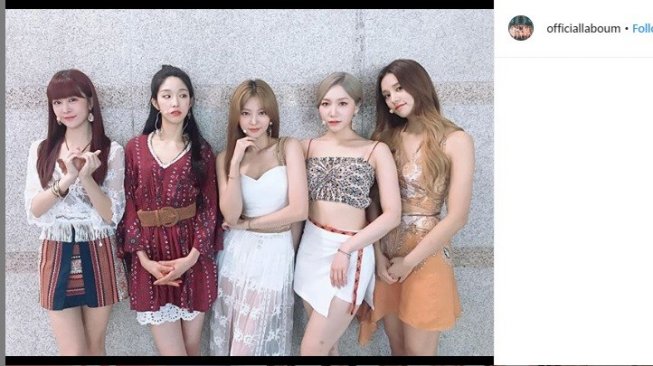 Anggota girlband Laboum (Instagram/@officiallaboum)