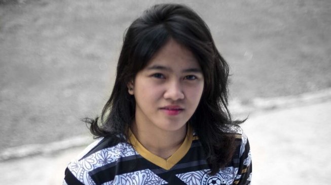 Winger Persib Bandung Putri, Siti Latipah Nurul Inayah. (Instagram/@_uyung)